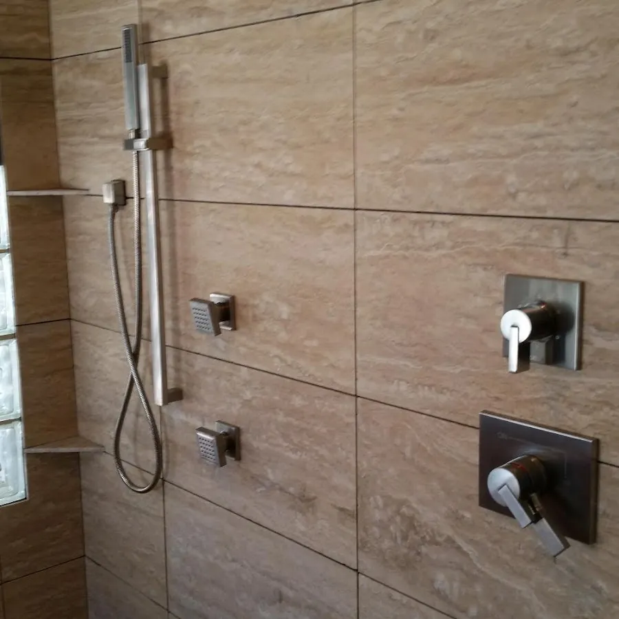 Shower fixture installation for Frozen Pipe Repair in Surfside